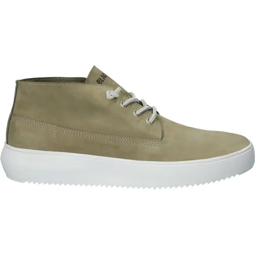 Olive Sneaker - Mid-Top Stilvolle Wahl , Herren, Größe: 41 EU - Blackstone - Modalova