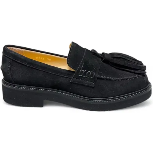 Wildleder Damen Loafers Italien , Damen, Größe: 36 EU - Doucal's - Modalova