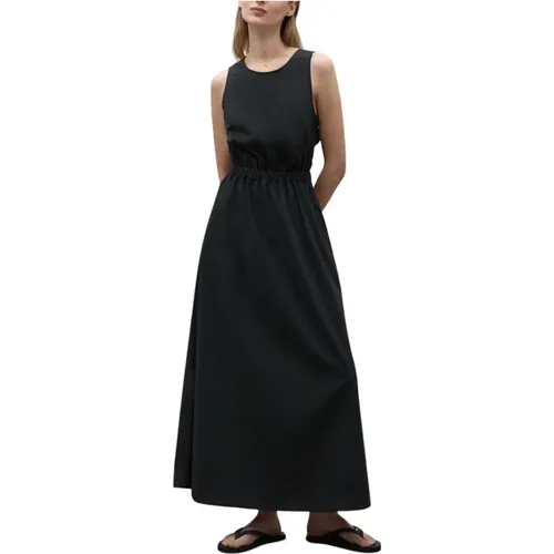 Schwarzes Kleid Galenaalf Frau , Damen, Größe: S - Ecoalf - Modalova
