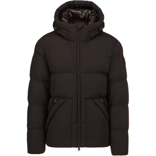 Schwarze Elastische Nylon Supreme Jacke - Woolrich - Modalova