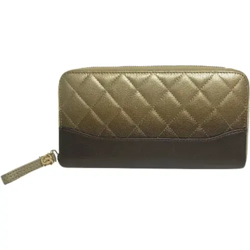 Pre-owned Leather wallets , female, Sizes: ONE SIZE - Chanel Vintage - Modalova