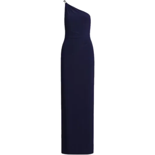 Ausgestelltes Kristall One-Shoulder-Kleid , Damen, Größe: XS - Ralph Lauren - Modalova
