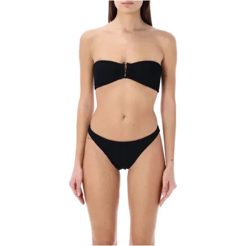 Schwarzes Strapless Bikini Set Ss24 , Damen, Größe: ONE Size - Reina Olga - Modalova