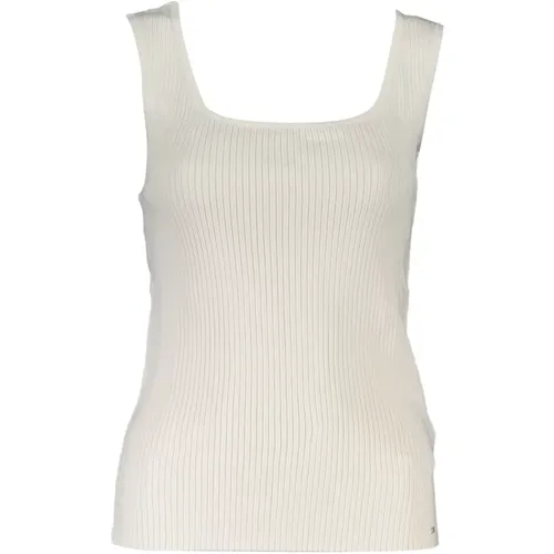 Breitträger Tank Top Weiß , Damen, Größe: M - Tommy Hilfiger - Modalova