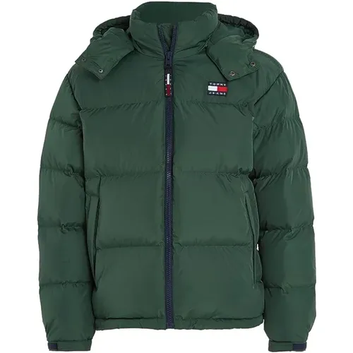 Casual Fit Alaska-Puffer-Jacke mit Kapuze , Herren, Größe: M - Tommy Hilfiger - Modalova