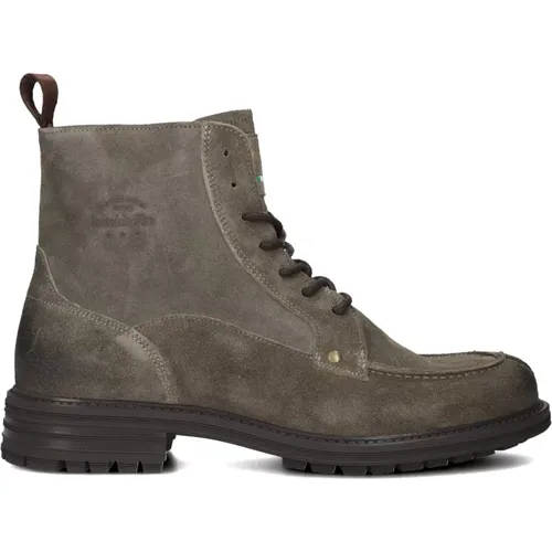 Taupe Wildleder Schnürstiefel Sondrio High - Pantofola D'Oro - Modalova