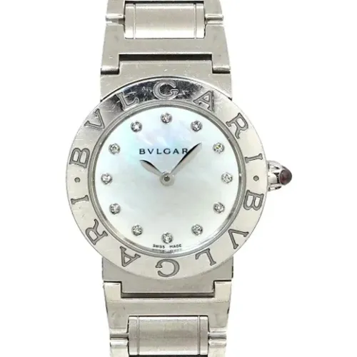 Pre-owned Stainless Steel watches , female, Sizes: ONE SIZE - Bvlgari Vintage - Modalova