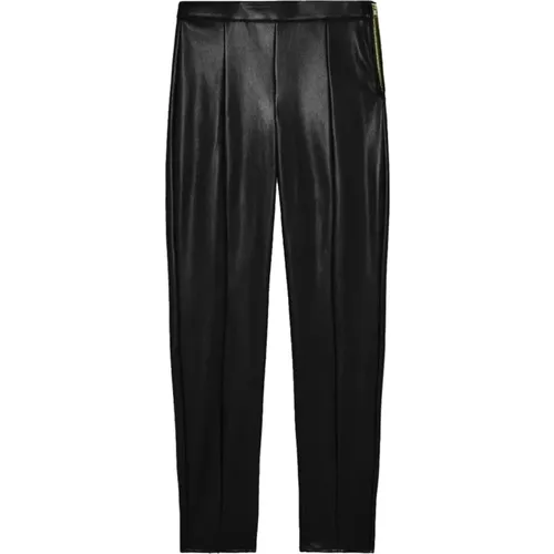 Schwarze Glam Rock Leggings mit Reißverschluss , Damen, Größe: XS - PATRIZIA PEPE - Modalova