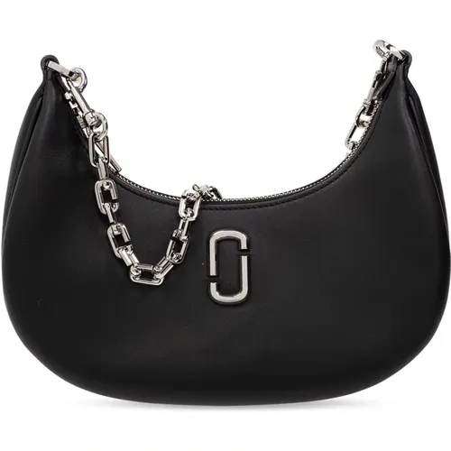 Leather Shoulder Bag 'The Curve' , female, Sizes: ONE SIZE - Marc Jacobs - Modalova