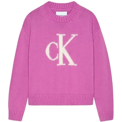 Fluffy Monogram Sweaters - Calvin Klein - Modalova