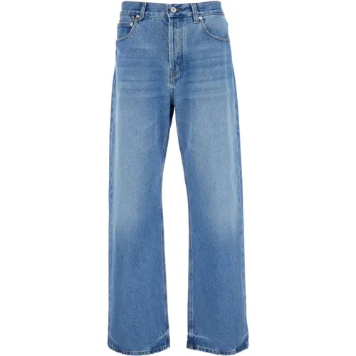 Blaue Denim Gerades Jeans , Herren, Größe: W30 - Jacquemus - Modalova