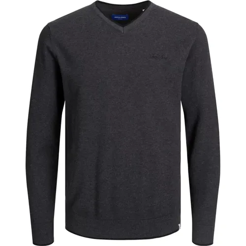 V-Ausschnitt Strickpullover - jack & jones - Modalova