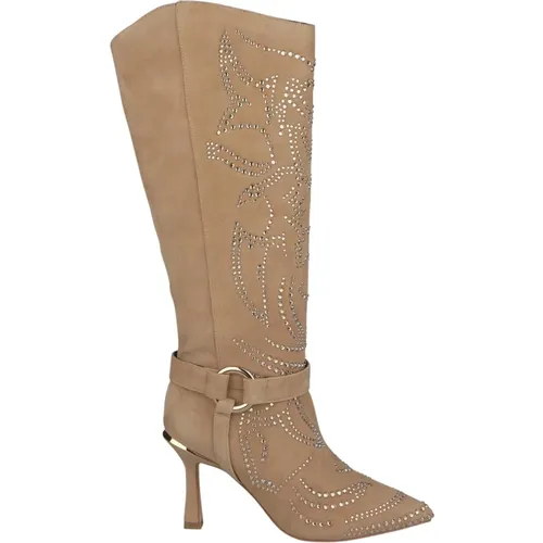 Stiletto Heel Leather Ankle Boots , female, Sizes: 8 UK, 4 UK, 3 UK, 7 UK, 5 UK, 2 UK, 6 UK - Alma en Pena - Modalova
