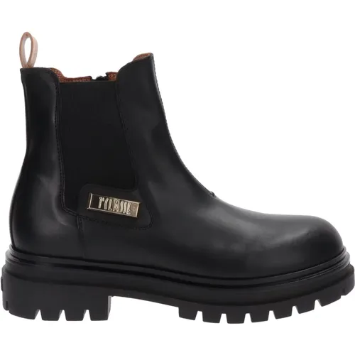 Leather and Fabric Womens Ankle Boots , female, Sizes: 3 UK, 7 UK, 4 UK - Alviero Martini 1a Classe - Modalova
