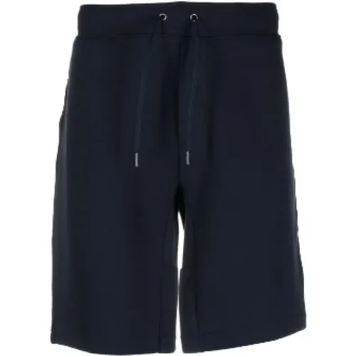 Navyblaue Baumwoll-Bermuda-Shorts mit ikonischem Pony-Stickerei , Herren, Größe: XL - Ralph Lauren - Modalova