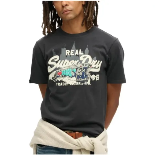 New York Grafik T-Shirt Superdry - Superdry - Modalova