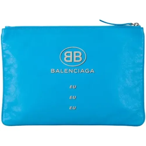 Pre-owned Leather clutches , female, Sizes: ONE SIZE - Balenciaga Vintage - Modalova