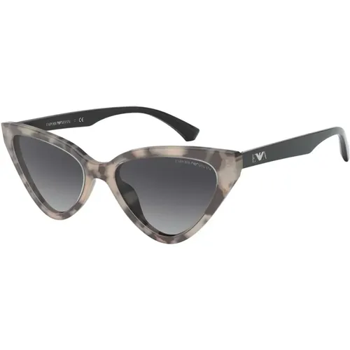 EA 4136 Sonnenbrille, Grau Havana/Grau Getönt - Emporio Armani - Modalova