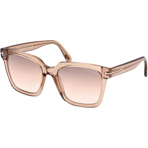 Sunglasses,SELBY Sunglasses in Dark Havana/ Shaded,Sunglasses Selby FT 0958 - Tom Ford - Modalova