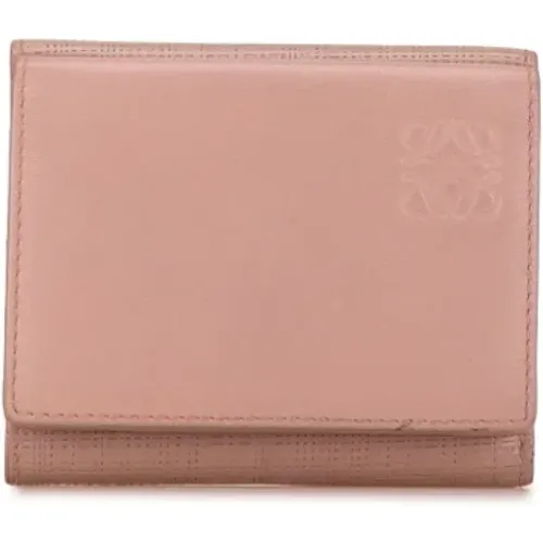 Pre-owned Leather wallets , female, Sizes: ONE SIZE - Loewe Pre-owned - Modalova