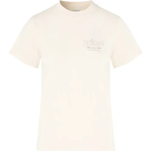 Creme Gesundheit T-Shirt für Frauen , Damen, Größe: XS - Sporty & Rich - Modalova