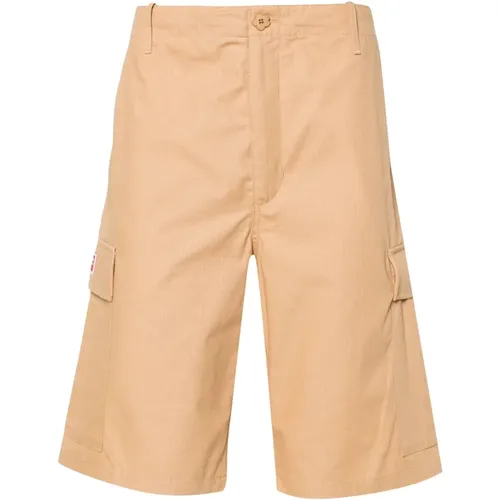 Braune Cargo Workwear Shorts , Herren, Größe: XL - Kenzo - Modalova