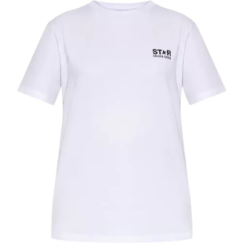 Stilvolles Logo T-Shirt für Frauen , Damen, Größe: XS - Golden Goose - Modalova