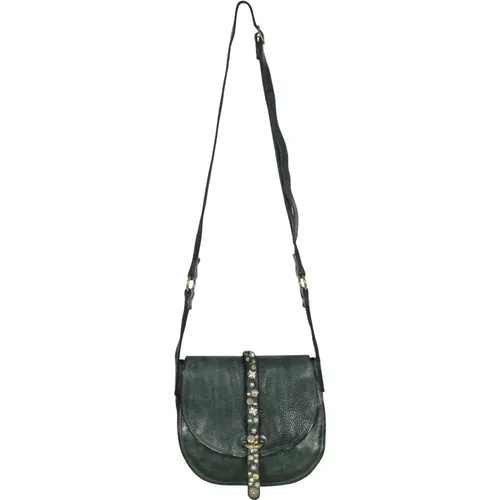 Leather Shoulder Bag with Buckle Closure , female, Sizes: ONE SIZE - Campomaggi - Modalova