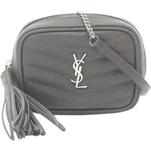 Pre-owned Leather shoulder-bags , female, Sizes: ONE SIZE - Yves Saint Laurent Vintage - Modalova