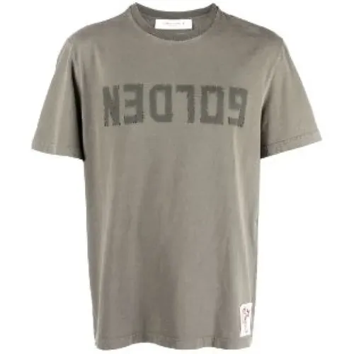 T-shirts and Polos , male, Sizes: S, XL - Golden Goose - Modalova