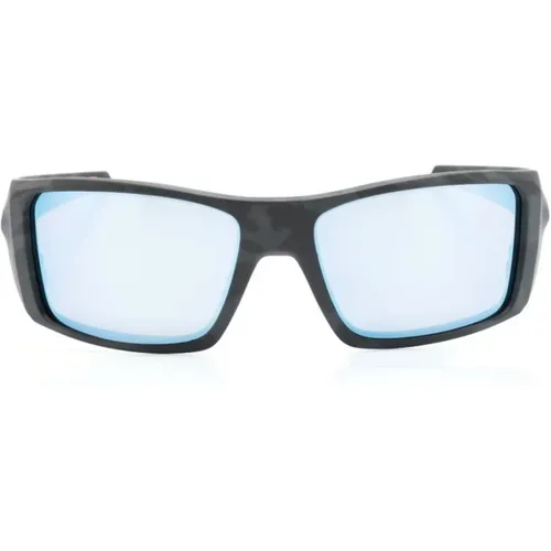 Schwarze Sonnenbrille mit Zubehör , Herren, Größe: 61 MM - Oakley - Modalova