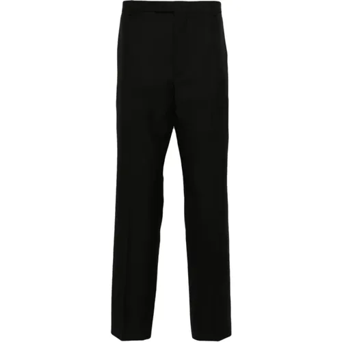 Embroidered Twill Tailored Trousers , male, Sizes: L, XL - Gucci - Modalova