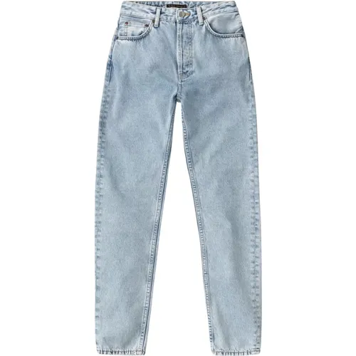 Hellblaue Breezy Britt Jeans , Damen, Größe: W25 L28 - Nudie Jeans - Modalova