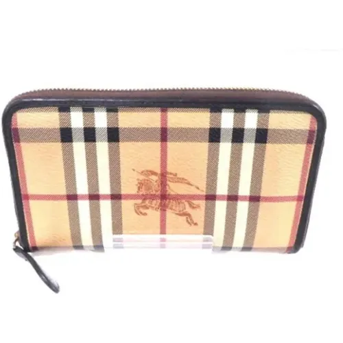 Pre-owned Canvas wallets , female, Sizes: ONE SIZE - Burberry Vintage - Modalova