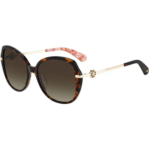 Taliyah/G/S Sunglasses in Havana/ Shaded , female, Sizes: 57 MM - Kate Spade - Modalova