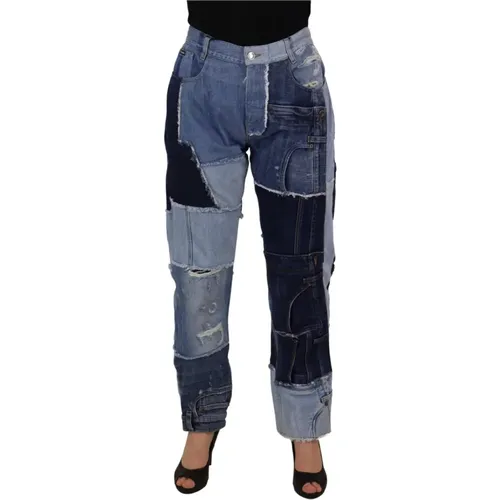 Multicolor High Waist Skinny Jeans - Dolce & Gabbana - Modalova