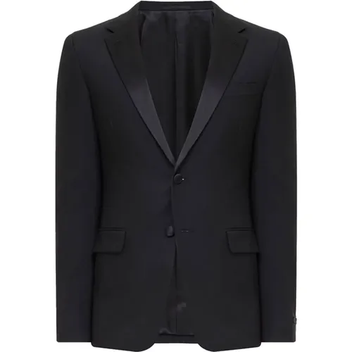 Sophisticated Wool Blend Blazer Jacket , male, Sizes: L - Prada - Modalova