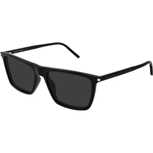 Schwarze Sonnenbrille SL 668 Modell , unisex, Größe: 56 MM - Saint Laurent - Modalova