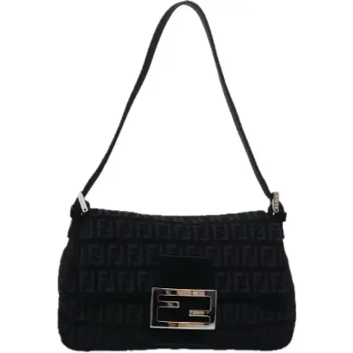 Pre-owned Canvas shoulder-bags , female, Sizes: ONE SIZE - Fendi Vintage - Modalova