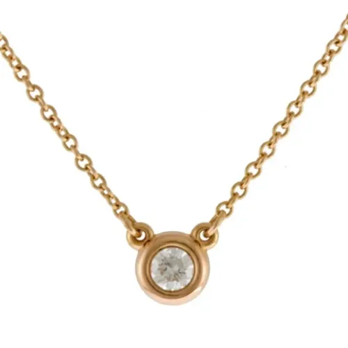 Pre-owned Rose Gold necklaces , female, Sizes: ONE SIZE - Tiffany & Co. Pre-owned - Modalova