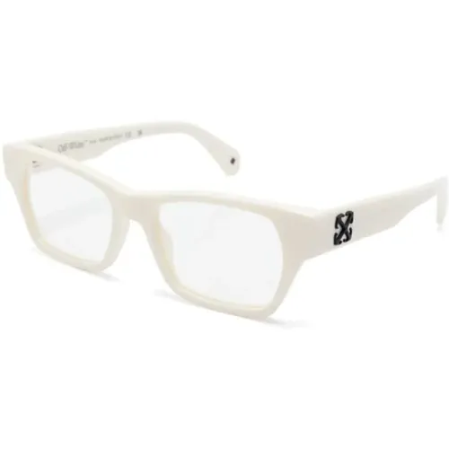 Off , Oerj07E 0100 Optical Frame , unisex, Größe: 52 MM - Off White - Modalova