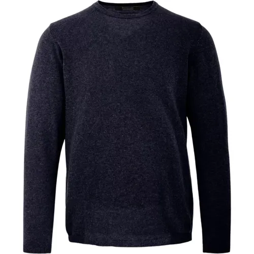 Men`s Round Neck Knit Pullover , male, Sizes: 2XL - BomBoogie - Modalova