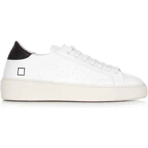 Levante Calf White-Black Sneakers , Herren, Größe: 40 EU - D.a.t.e. - Modalova