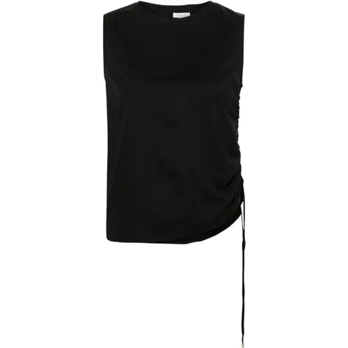 Stylisches T-Shirt K103 NERO,Optisches Weißes T-Shirt,Lässiges Baumwollshirt - PATRIZIA PEPE - Modalova
