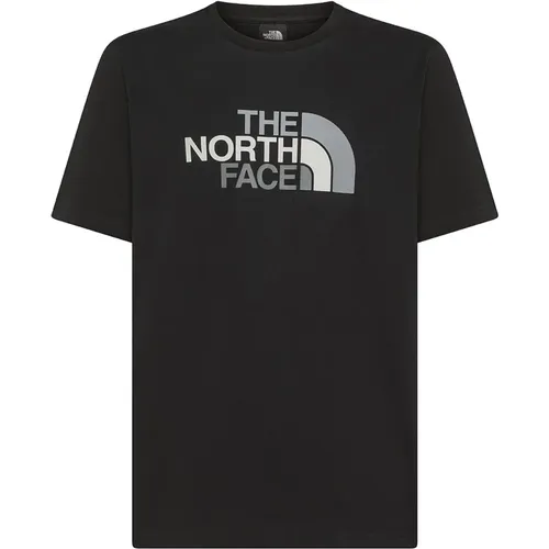 Schwarze T-Shirts und Polos Easy Tee , Herren, Größe: M - The North Face - Modalova