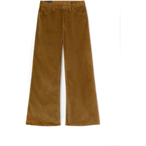 Wide Leg Jeans for Fashion-Forward Women , female, Sizes: W28, W26, W25 - Dondup - Modalova