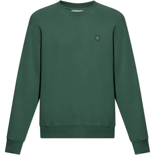 Sweatshirt with logo , male, Sizes: M, XL - Maison Kitsuné - Modalova