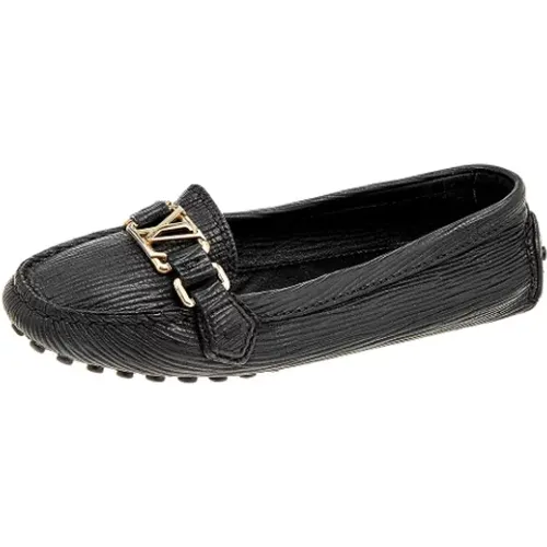 Pre-owned Leather flats , female, Sizes: 3 UK - Louis Vuitton Vintage - Modalova