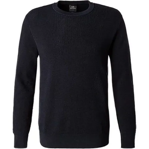 Sweater with Honeycomb Detail , male, Sizes: S - Armani Exchange - Modalova