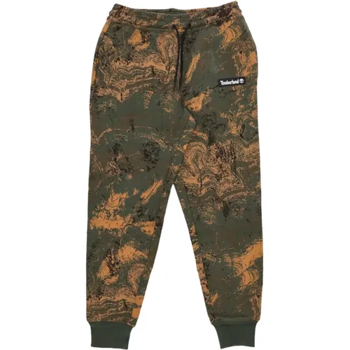 Spring Rock Print Sweatpants , male, Sizes: M, L - Timberland - Modalova